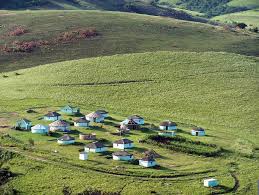 Pola pemukiman mengelompok